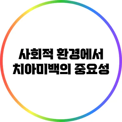 사회적 환경에서 치아미백의 중요성